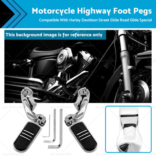 Motorcycle Highway Foot Peg Suitable For Harley Davidson Street Glide Road Glide