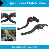 Short Brake Clutch Levers Suitable For Honda MSX 125 Grom MSX 125 SF 2013-2023