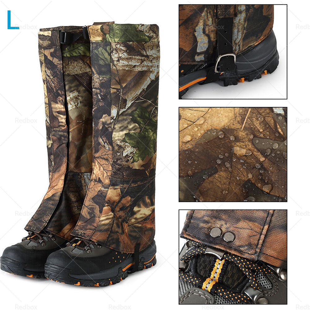 Anti Bite Mosquito Boots Cover Legging Gaiters Outdoor Hiking Hunting Snow Boots