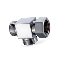 T Connector Toilet Bidet G1/2 3 Way Brass Chrome Diverter T Adapter