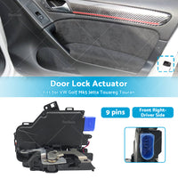 3D1837016 Front Right Door Lock Actuator Suitable For VW Golf MK5 Jetta Touareg