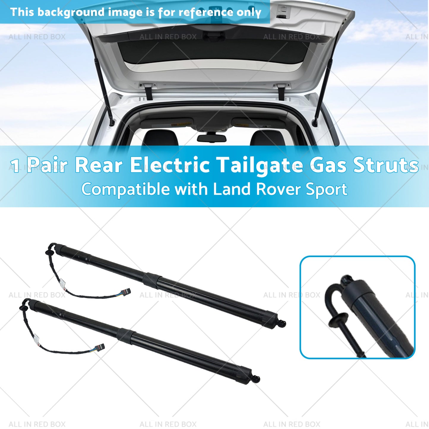 1 Pair Rear Electric Tailgate Gas Struts LR051443 Suitable for Land Rover Sport