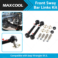 Suitable For Jeep Wrangler JK JL 2. 5-6inch Lift Front Sway Bar Links Disconnect