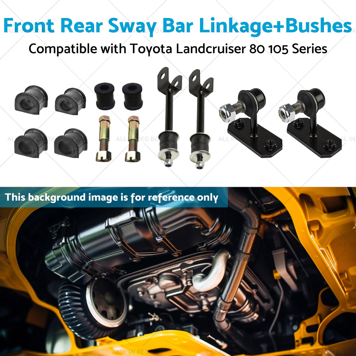 Front Rear Sway Bar LinkageBushes Suitable for Toyota Landcruiser 105 80 Series