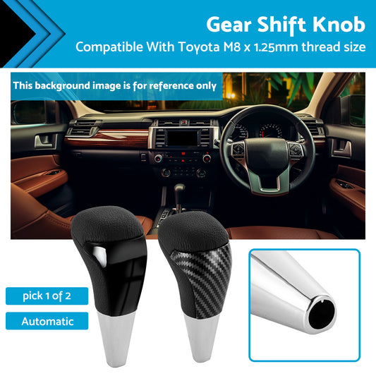 Automatic Car Gear Stick Shift Knob Suitable For Toyota M8 x 1.25mm thread size