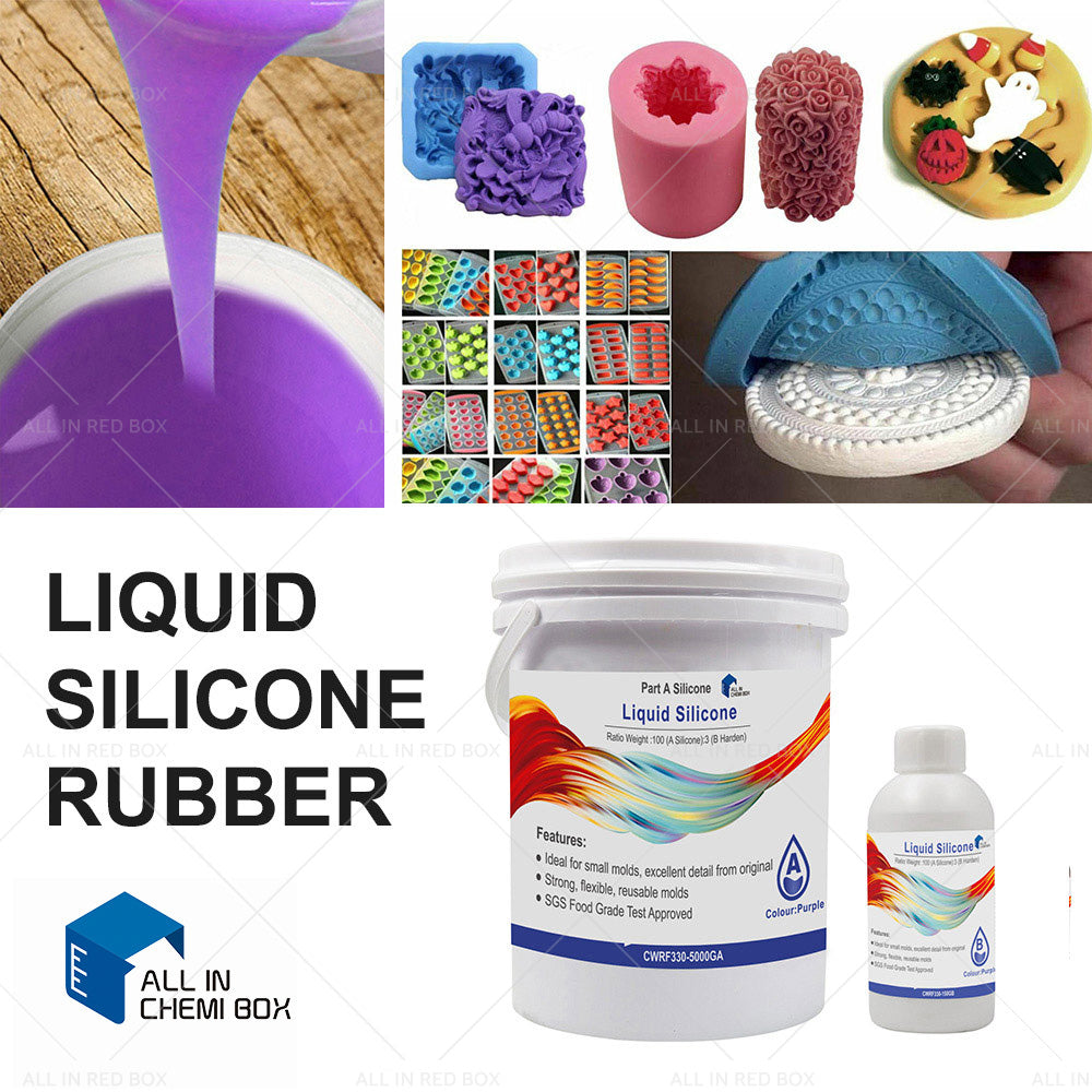 SH25 Liquid Silicone Rubber Mould Making Kit 100 3 Mix - 1Kg 2Kg 5Kg 10Kg Blue