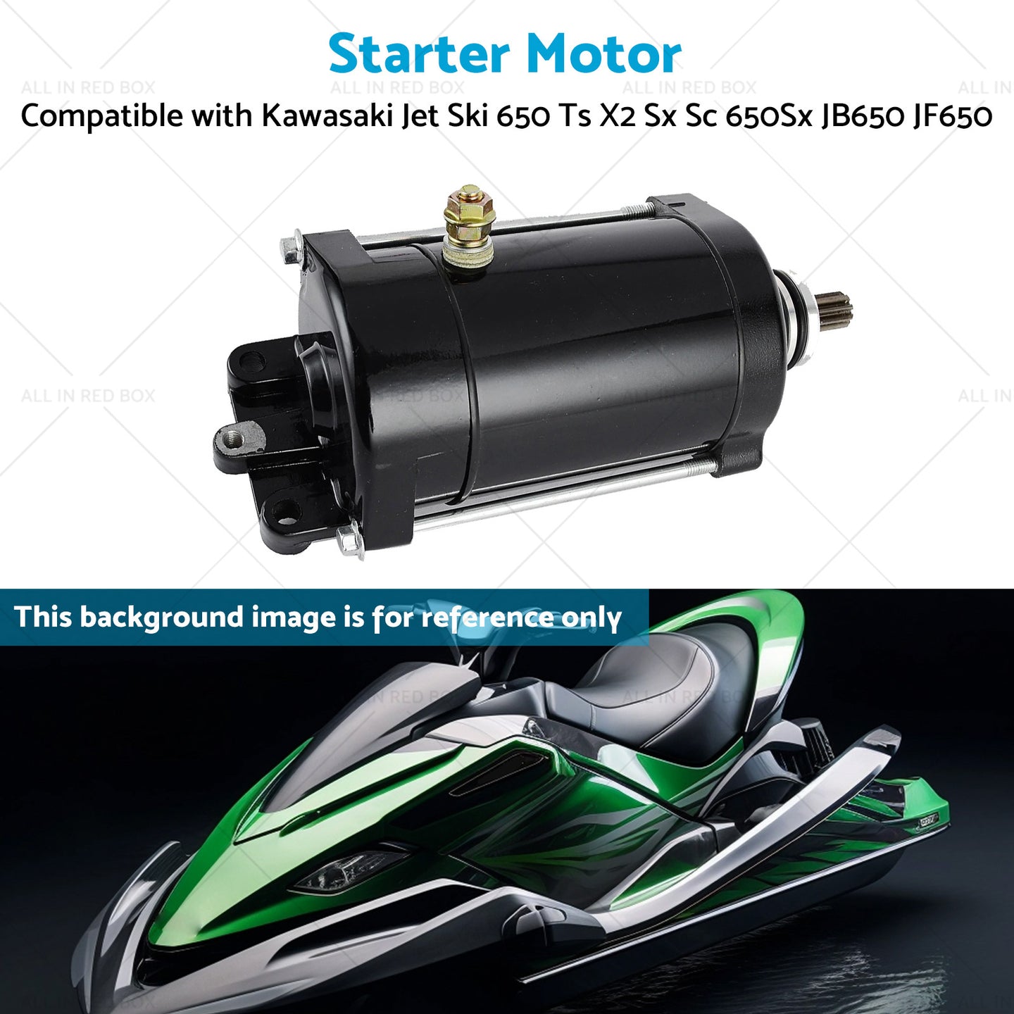{{ Starter Motor Suitable for Kawasaki Jet Ski 650 Ts X2 Sx Sc 650Sx JB650 JF650 Starter Motor Suitable for Kawasaki Jet Ski JS750 JT900 Sea-Doo GSX LTD XP DI Starter Motor Suitable for Kawasaki Jet Ski JF650 JT1100 Sea Doo GTX GSX XP RX }} - Buy Car Parts Online at {{ Kaka Auto Parts }}.
