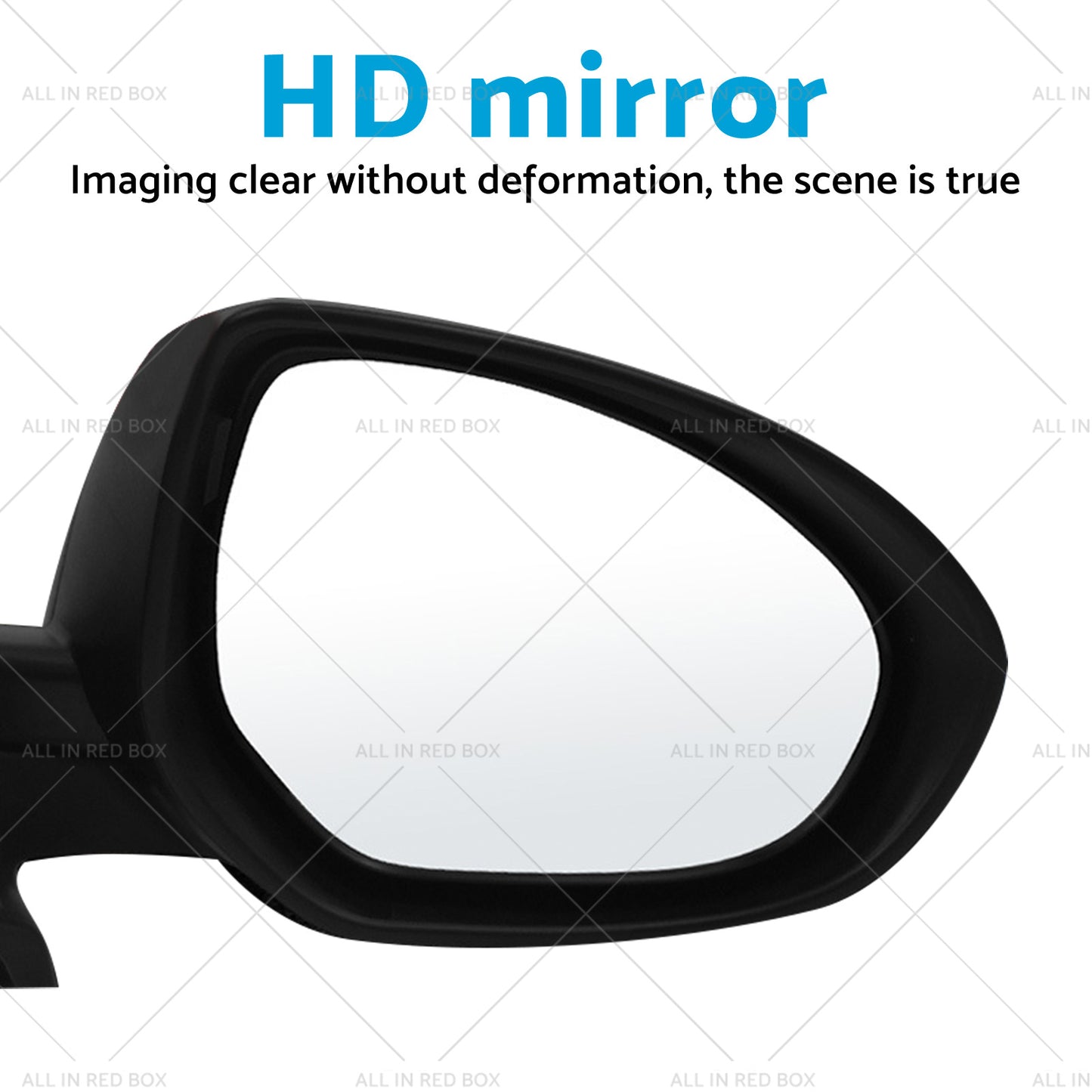 Right Side White Door Mirror Suitable for Mazda 2 DE Genki NEO MAXX 2007-2014