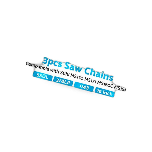 Chainsaw Chain 16inch 55DL 3/8LP .043 Suitable for STIHL MS170