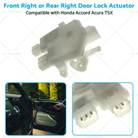 Rear Right or Front Right Door Lock Actuator Suitable for Honda Accord Acura TSX