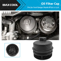 Oil Filter Cartridge Housing Cap Cover for Ford Ranger PX Mazda BT50 2. 2L 3. 2L