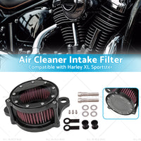 CNC Air Cleaner Intake Filter Kit Suitable For Harley Sportster XL 1991-2016