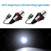 2x LED Halo Ring Light Bulbs Error Free Suitable For BMW X5 E39 E53 E60 E61 E63