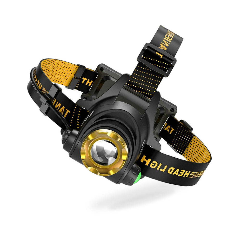 USB-Rechargeable LED Headlamp Flashlight Torch Suitable for Outdoor Camping