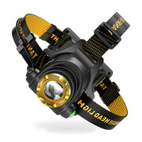 USB-Rechargeable LED Headlamp Flashlight Torch Suitable for Outdoor Camping