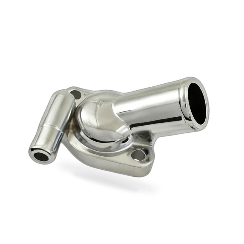 Chrome Twin Outlet Thermostat Housing Water Neck Suitable for Holden 253 308 V8 - BD1