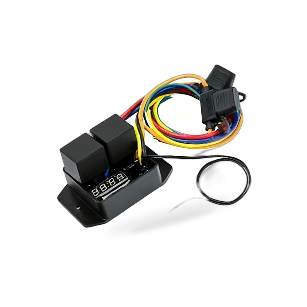 Electronic Radiator Fan Controller Switch 12V Digital Suitable for Universal