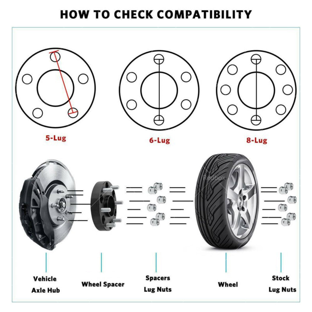 15mm Bolt-on Wheel Spacers 5 X 114. 3 70. 5mm Fit For Ford Falcon  and  Mustang 94-14