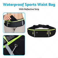 Waterproof Running Hiking Sport Bum Bag Travel Money Phone Belt Waist Zip Pouch