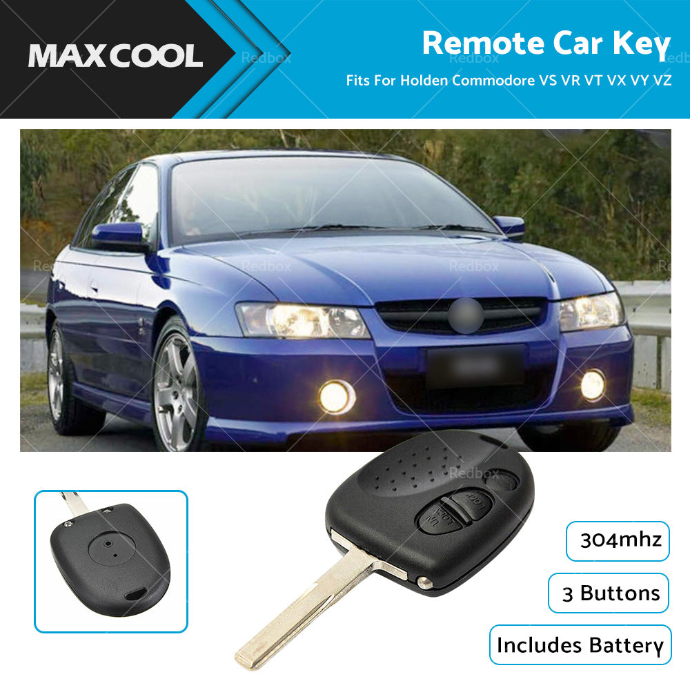 3 Buttons Complete Remote Car Key 304MHz For Holden Commodore VS VR VT VX VY VZ