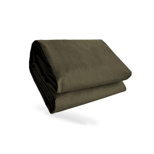 370cm x 610cm Heavy Duty Olive Drab Canvas Tarp Waterproof UV Resistant