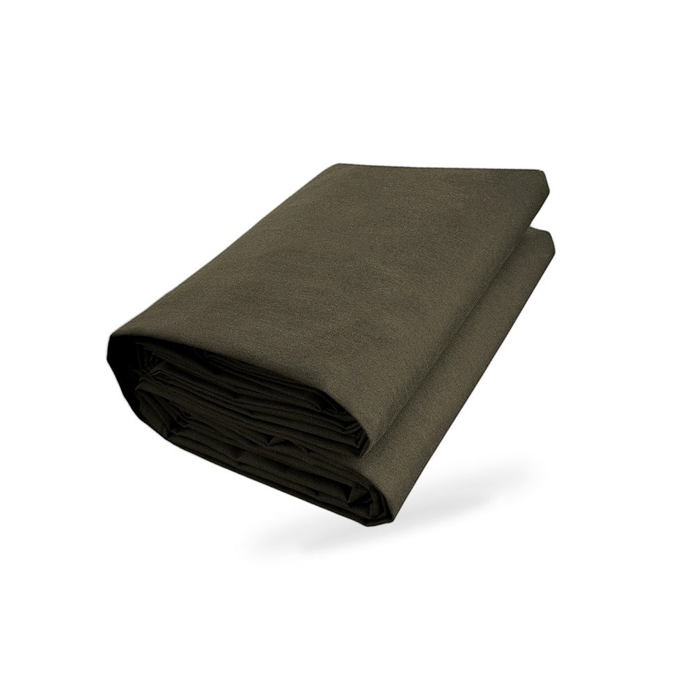 400x500cm Heavy Duty Olive Drab Canvas Tarp Waterproof UV Resistant Tarpaulin - BD4