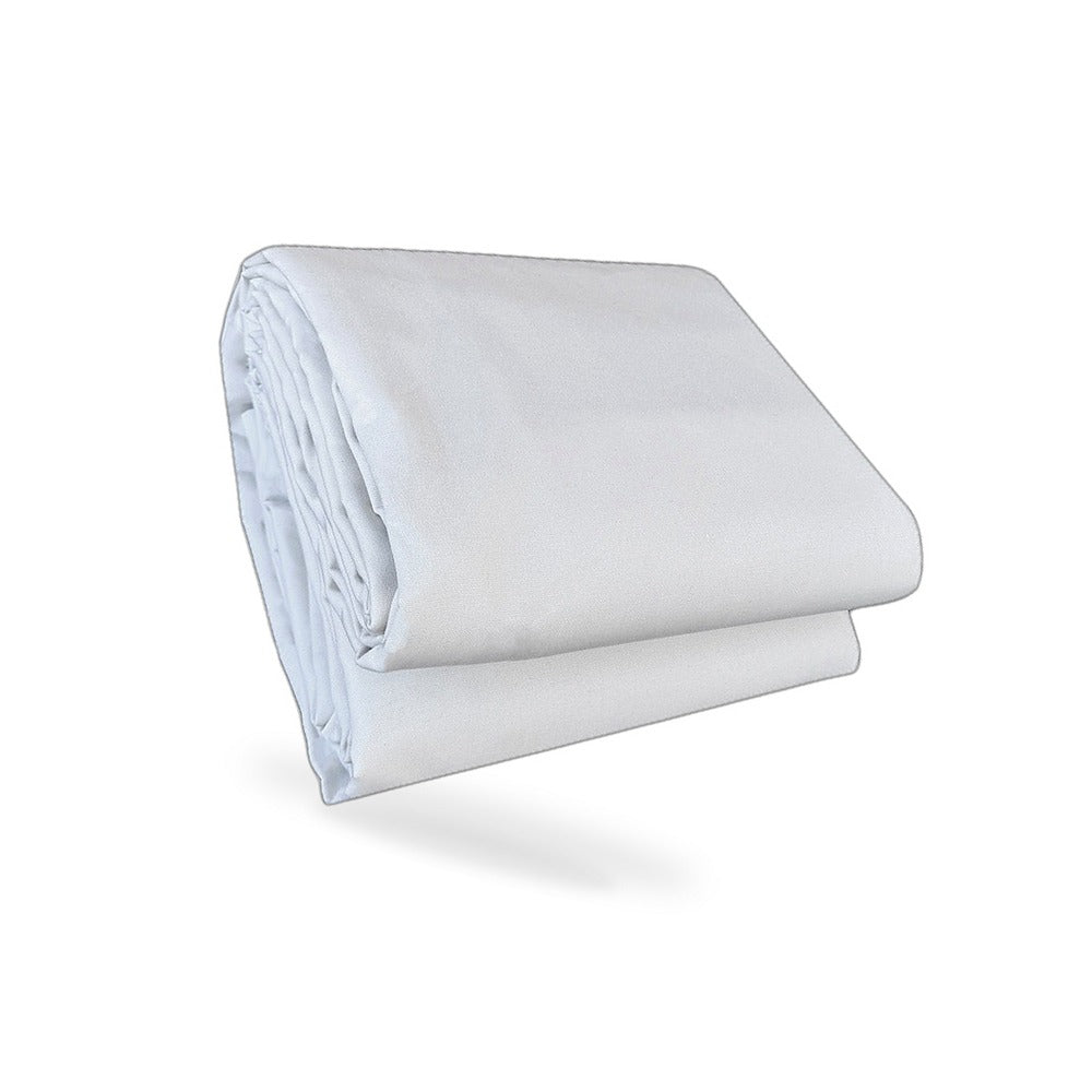 370cmx610cm Heavy Duty White Canvas Tarp Waterproof UV Resistant AUS - BD3