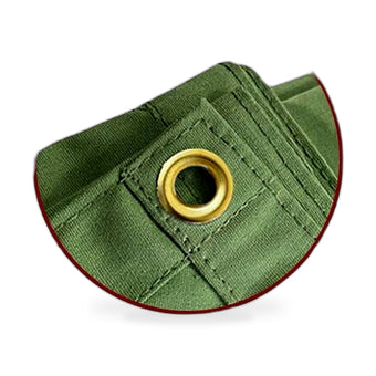 compare product 370x740cm Heavy Duty Canvas Tarp Waterproof UV Resistant Tear Proof