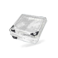 100cmx300cm Heavy Duty Clear PVC Tarp Waterproof Plant Cover Grommets - BD4