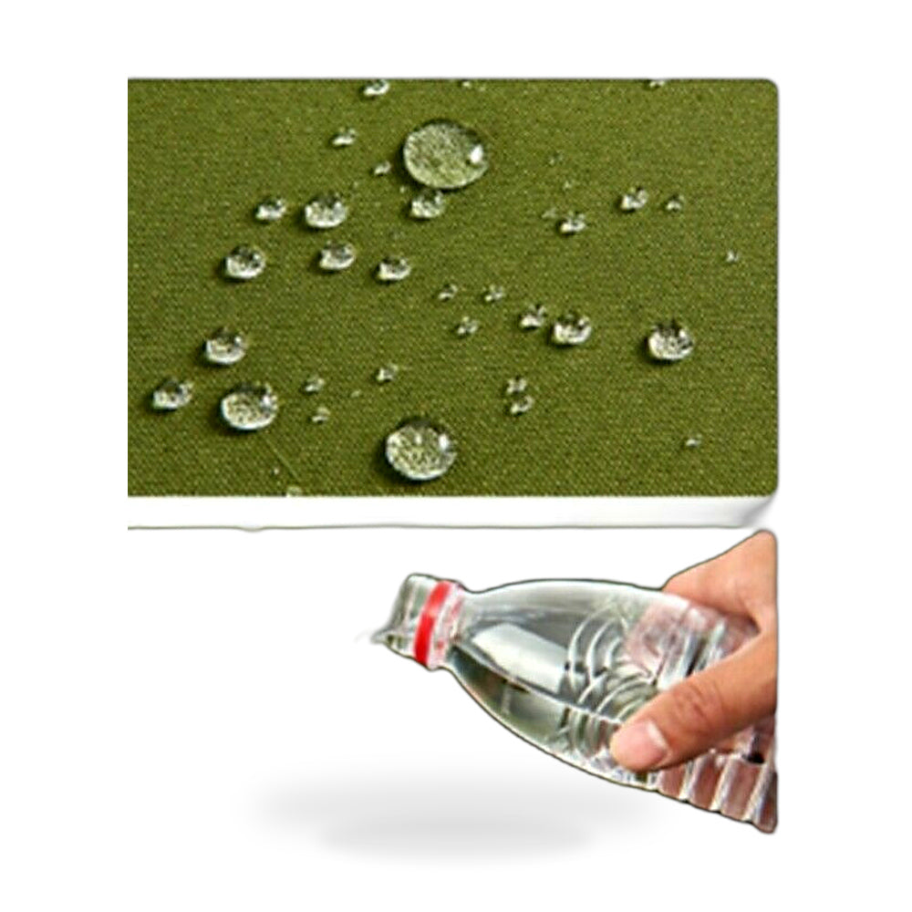 370x610cm Heavy Duty Canvas Tarp Waterproof Tear UV Resistant Suitable for Car - ZT2
