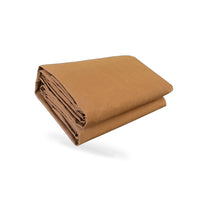 Heavy Duty Canvas Tarp 300x400cm Waterproof UV Resistant Dark Tan Suitable for - BD3