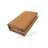 Heavy Duty Canvas Tarp 300x400cm Waterproof UV Resistant Dark Tan Suitable for - BD4