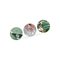 Clear PVC Heavy Duty Tarp 200x600cm Waterproof Outdoor Plant Cover Grommets - BD2