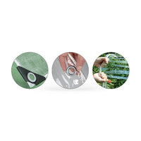 Clear PVC Heavy Duty Tarp 200x600cm Waterproof Outdoor Plant Cover Grommets - ZT2
