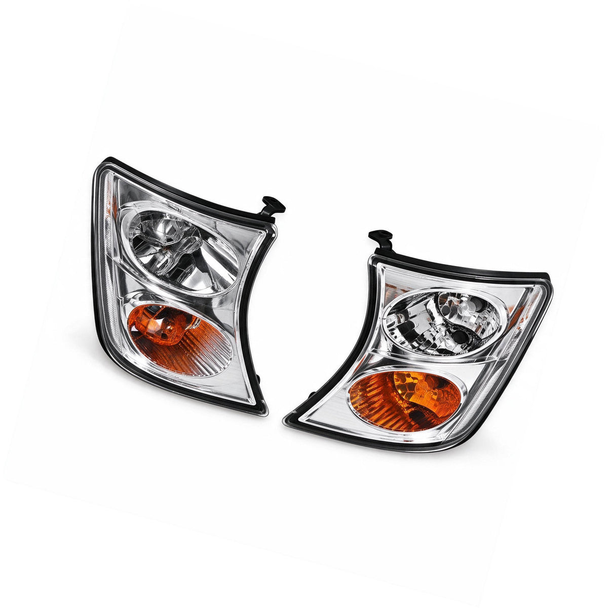 Corner Lamp Chrome Set Suitable for Toyota Hiace Quantum Regius 2005-2019 - BD1