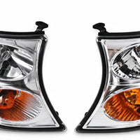 Corner Lamp Chrome Set Suitable for Toyota Hiace Quantum Regius 2005-2019 - XQ1