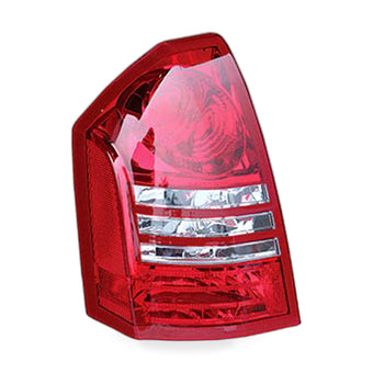 compare product Black Red/Clear Tail Lamp Passenger Side Suitable for Chrysler 300C 2005-2008