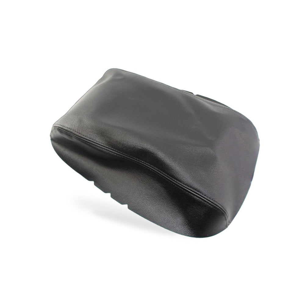 Leather Armrest Box Cover Suitable for Toyota Highlander 2008-2013 Black - BD1