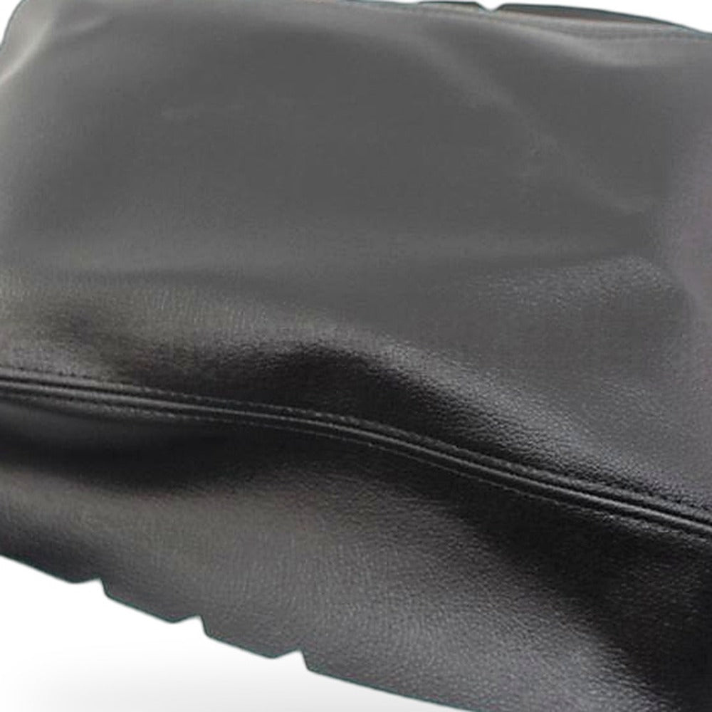 Leather Armrest Box Cover Suitable for Toyota Highlander 2008-2013 Black - XQ1