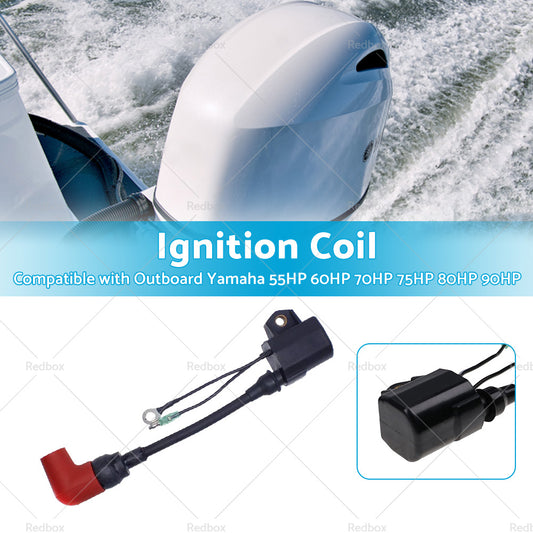 Suitable for Outboard Yamaha 55HP 60HP 70HP 75HP 80HP 90HP Ignition Coil