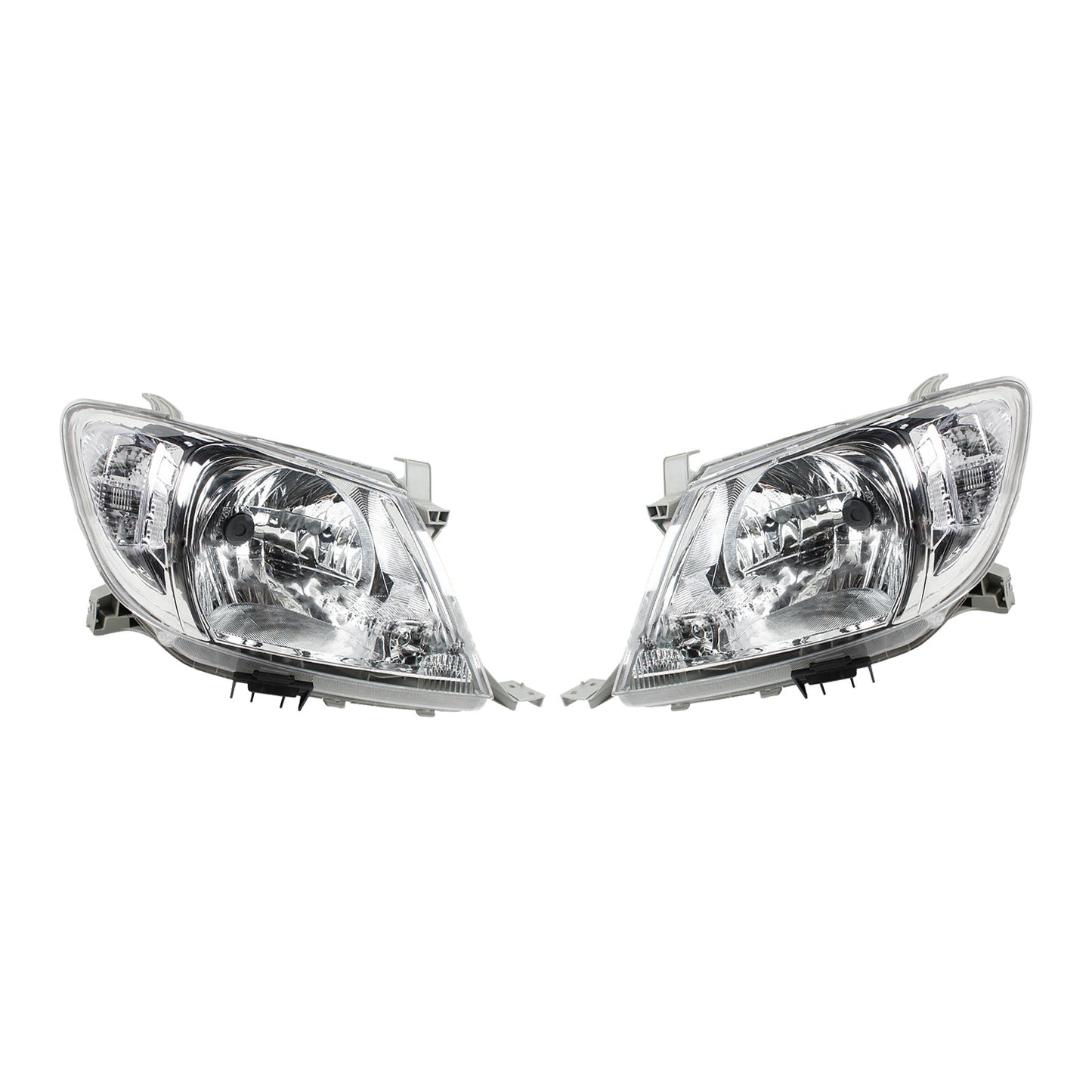 Pair LHRH Head Light Lamps Suitable for Toyota Hilux Ute 2008-2012 2WD 4WD