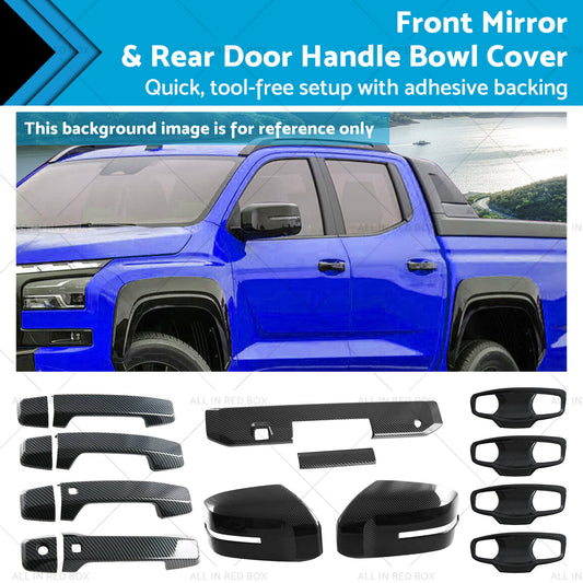 {{ Front Mirror & Rear Door Handle Bowl Cover Suitable For Mitsubishi Triton 23-25 }} - Buy Car Parts Online at {{ Kaka Auto Parts }}.