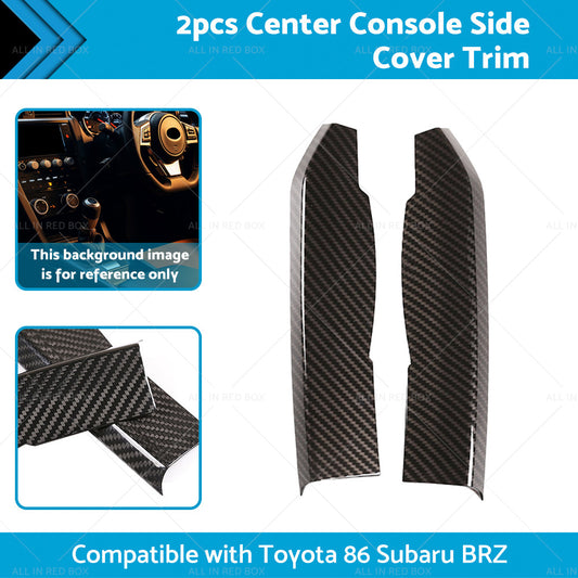 Center Console Carbon Fiber Cover Trim Suitable For Subaru BRZ Toyota 86 13-20