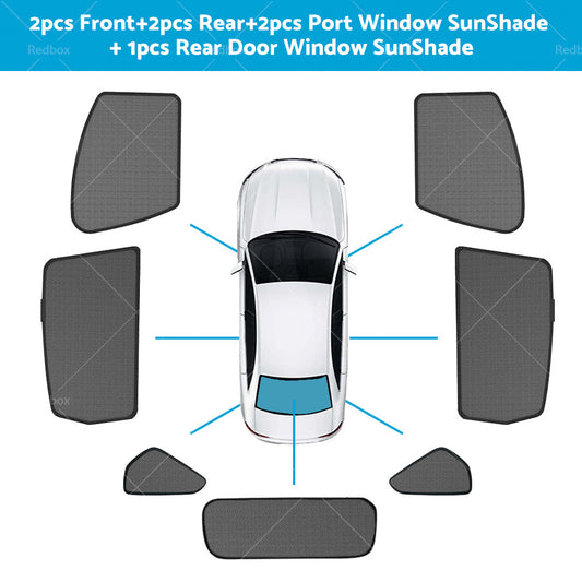 Window Sun Shade for Toyota RAV4 2019-2023 Magnetic Car Sun Blind Mesh Rear Side