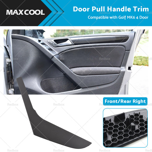 Right Inner Door Trim for Pull Handle Cover Suitable For 2009-2013 VW Golf MK6