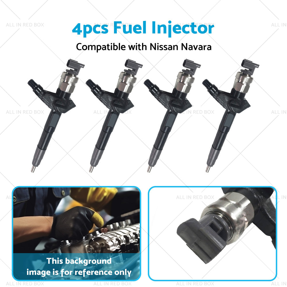 4pcs Diesel Fuel Injector Suitable for Nissan Navara D22 2. 5L 095000-6240