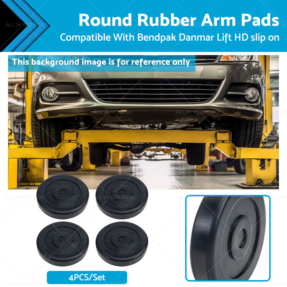 Round Rubber Arm Pads Suitable For Bendpak Lift Danmar Lift Set Of 4 HD slip on