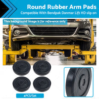 Round Rubber Arm Pads Suitable For Bendpak Lift Danmar Lift Set Of 4 HD slip on