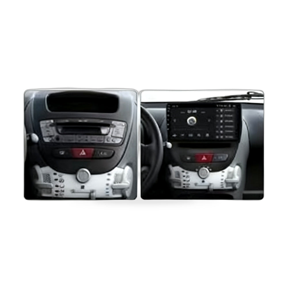 Android GPS Navigation Suitable for Peugeot 107 Citroen C1 Toyota Aygo 2005-2014