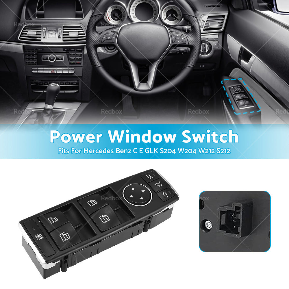 Master Power Window Switch Fits For Mercedes Benz C E GLK S204 W204 W212 S212